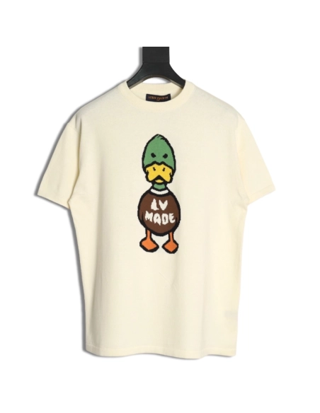 Louis Vuitton duck pattern wool short sleeves,Louis Vuitton
