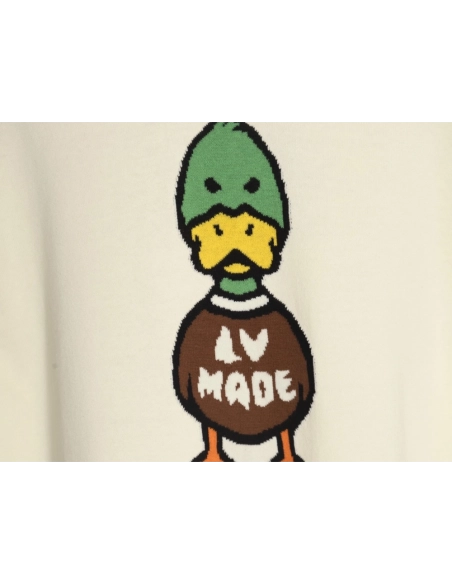 Louis Vuitton duck pattern wool short sleeves,Louis Vuitton