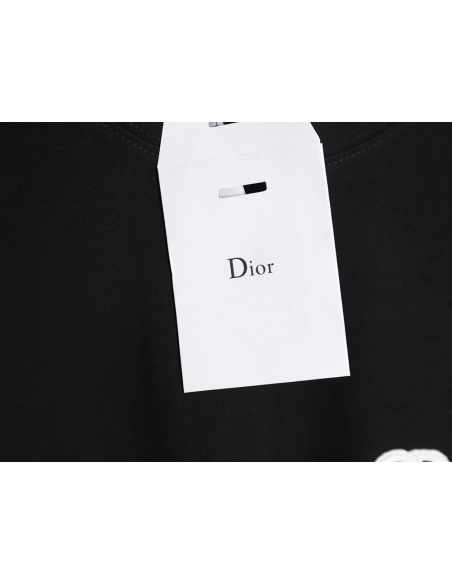 Dior chest logo embroidered lettering short sleeve T-shirt TSK1,Dior