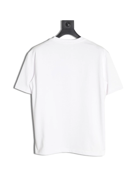 Dior chest logo embroidered lettering short sleeve T-shirt,Dior