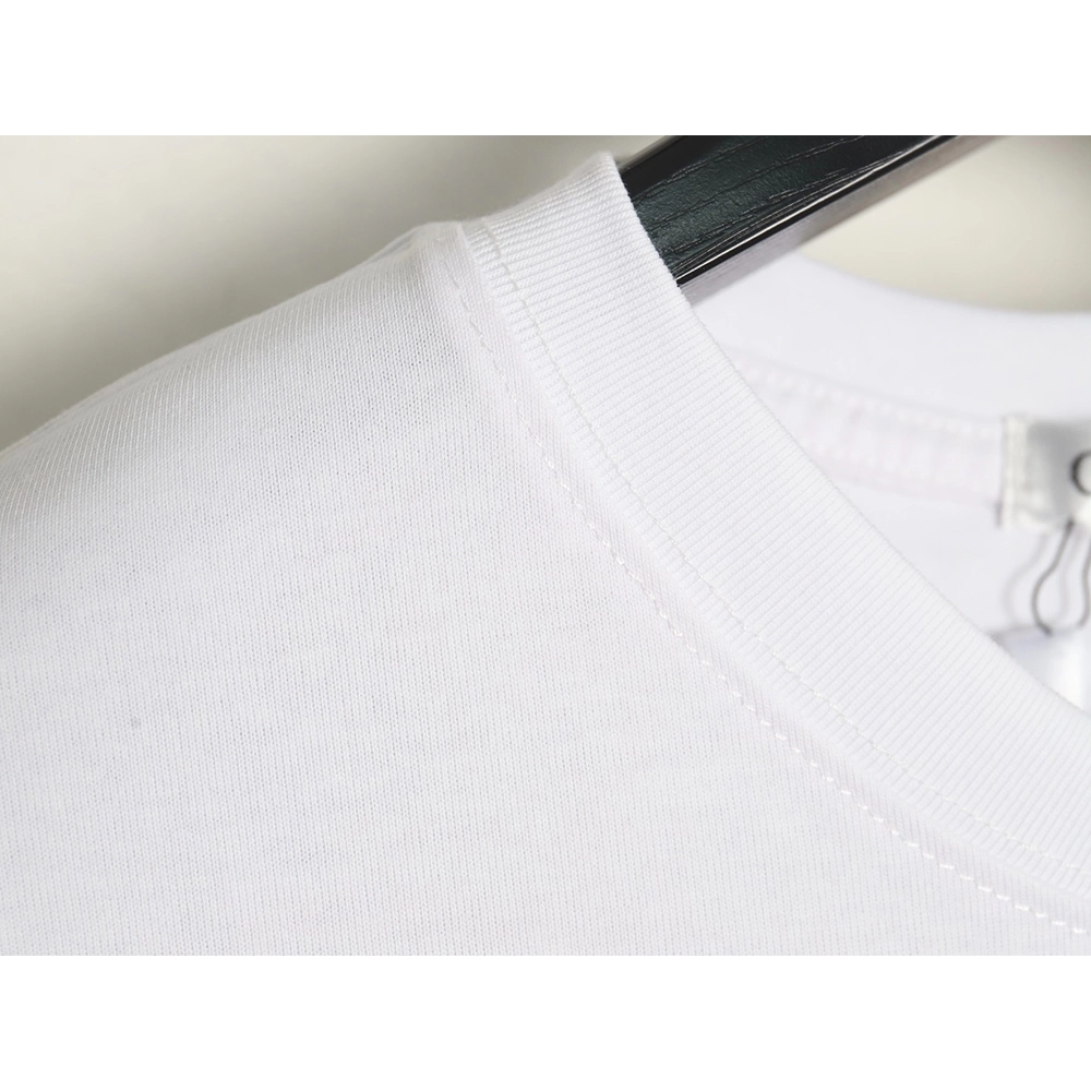 Dior chest logo embroidered lettering short sleeve T-shirt,Dior