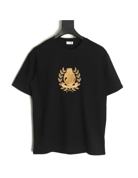 Burberry Gold Leaf Logo Short Sleeve T-Shirt TSK1,Burberry