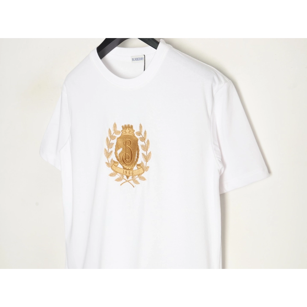 Burberry Gold Leaf Logo Short Sleeve T-Shirt,Burberry