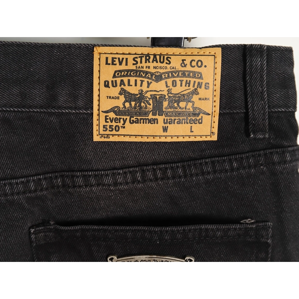 Chrome hearts classic leather cross denim trousers,Chrome Hearts Pants,PANTS JEANS,APPAREL