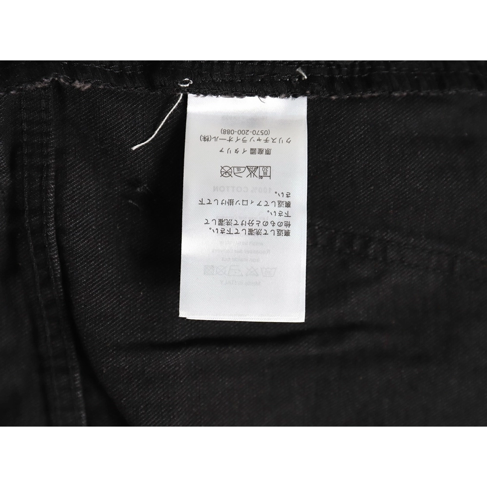 Chrome hearts classic leather cross denim trousers,Chrome Hearts Pants,PANTS JEANS,APPAREL