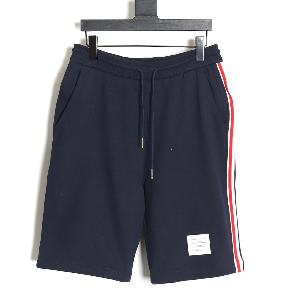 Thom Browne side web shorts,Thom Browne Shorts,Shorts,APPAREL
