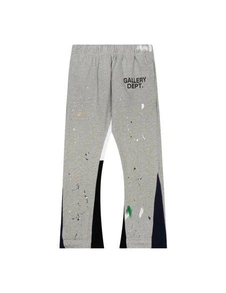 Gallery Dept. Painted Sweat Pants Grey,Gallery Dept Jeans,PANTS JEANS,APPAREL