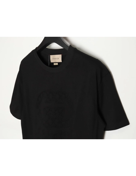Gucci embossed logo crew neck short sleeves,Gucci T Shirt,Tshirt,APPAREL