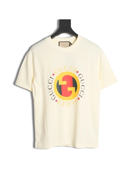 Gucci sunflower print short sleeves,Gucci T Shirt,Tshirt,APPAREL