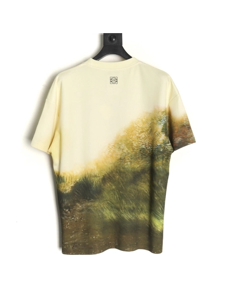 Loewe watercolor bedlington dog short sleeve,Loewe T Shirt,Tshirt,APPAREL