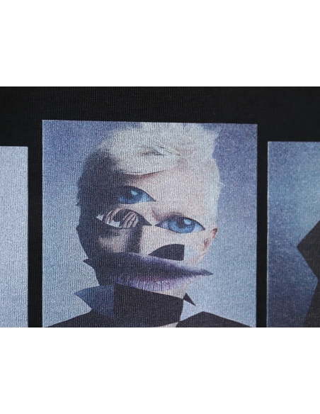 Balenciaga Musical Notes Oil Painting Print Short Sleeve,Balenciaga T Shirt,Tshirt,APPAREL