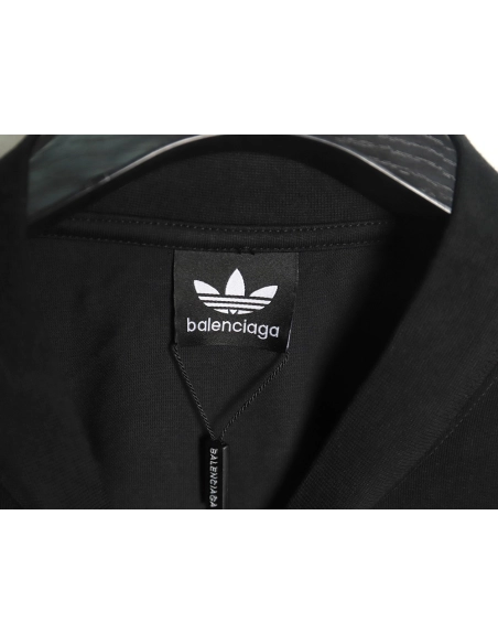 Balenciaga Adidas Trefoil Joint Printed Short Sleeve,Balenciaga T Shirt,Tshirt,APPAREL