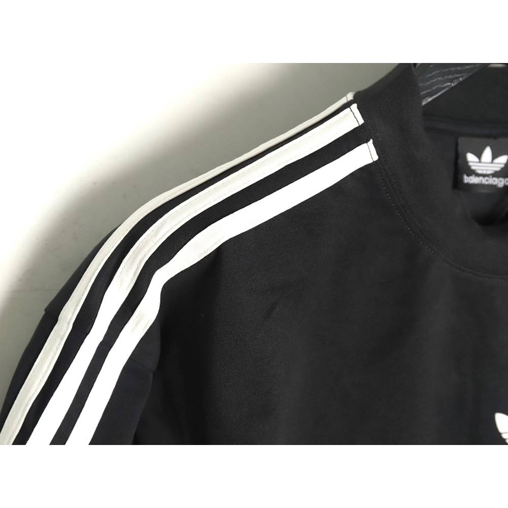 Balenciaga Adidas Trefoil Joint Printed Short Sleeve,Balenciaga T Shirt,Tshirt,APPAREL