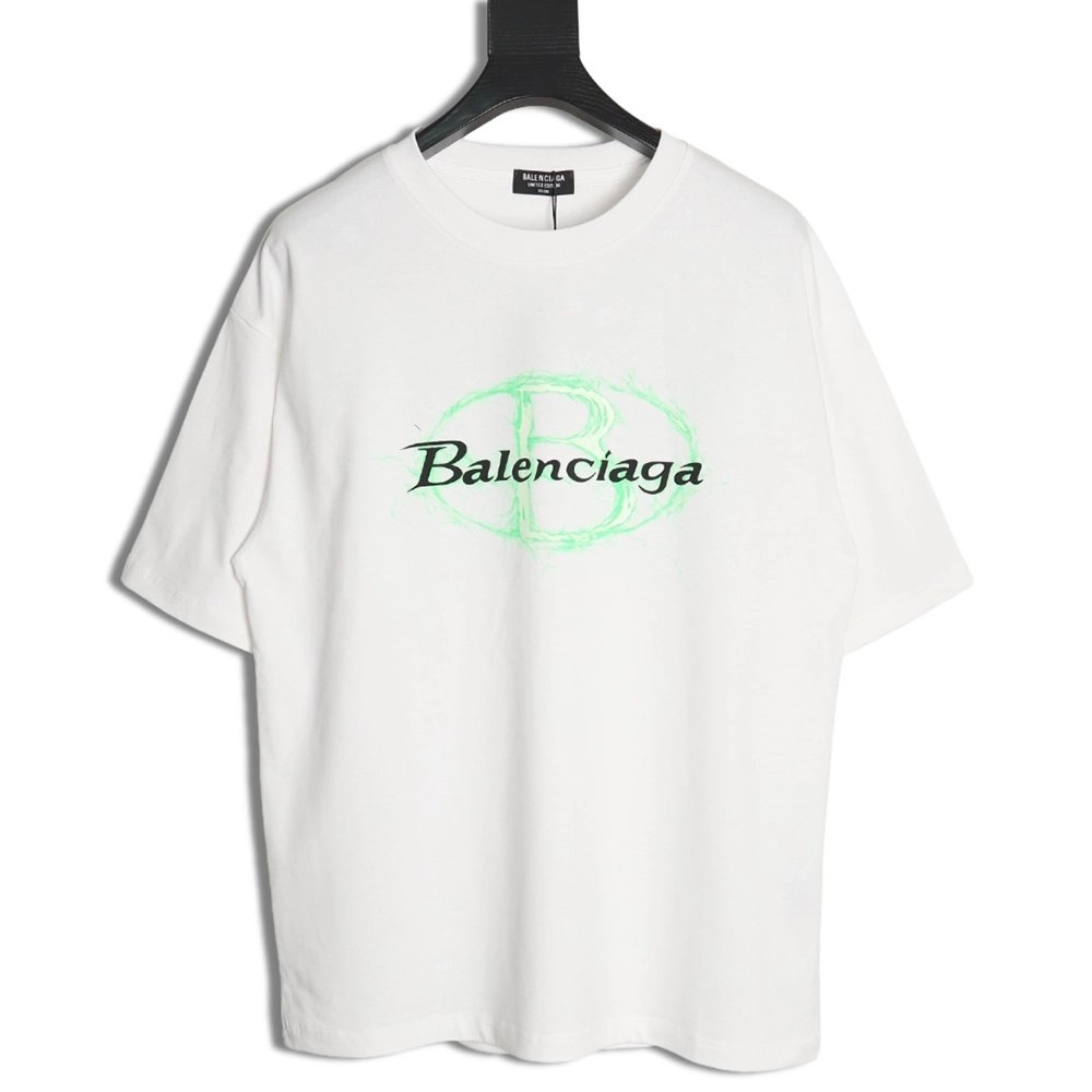Balenciaga printed short sleeves,Balenciaga T Shirt,Tshirt,APPAREL