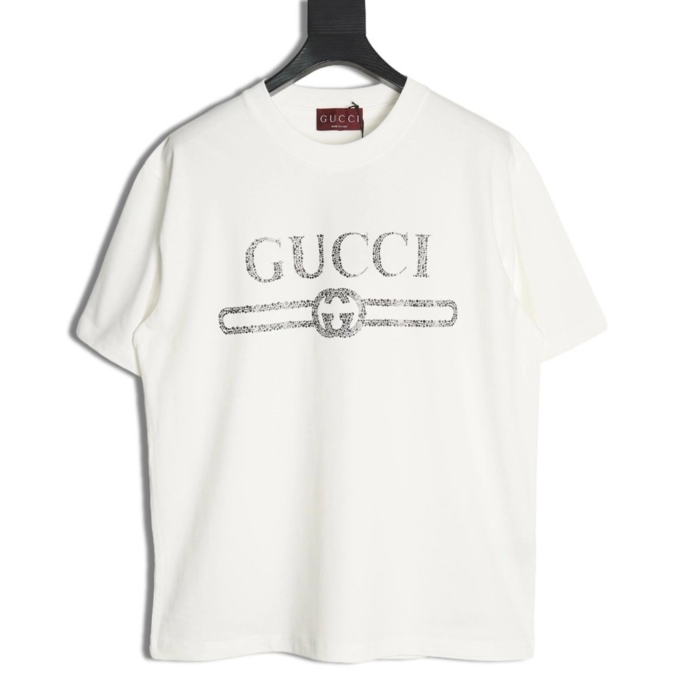 Gucci classic obsidian hot diamond short sleeves,Gucci T Shirt,Tshirt,APPAREL