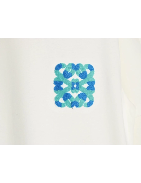 Loewe Classic Towel Embroidery Short Sleeve,Loewe T Shirt,Tshirt,APPAREL