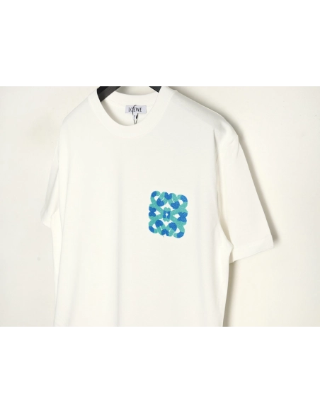 Loewe Classic Towel Embroidery Short Sleeve,Loewe T Shirt,Tshirt,APPAREL