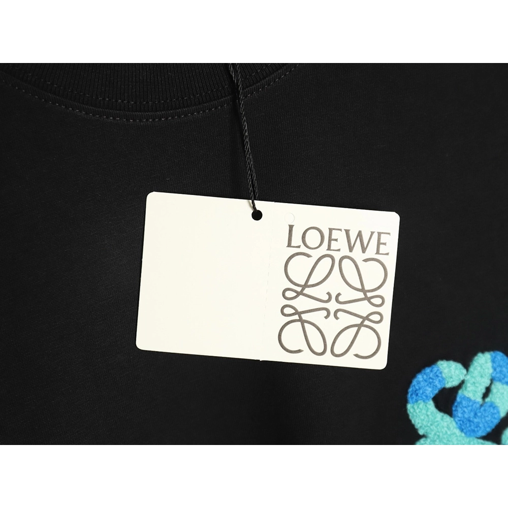 Loewe Classic Towel Embroidery Short Sleeve,Loewe T Shirt,Tshirt,APPAREL
