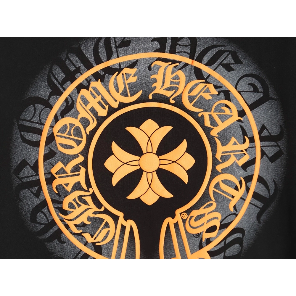 Chrome hearts horseshoe print shortsleeved Tshirt,Chrome Hearts T Shirt,Tshirt,Hiqh quality low price,free shipping