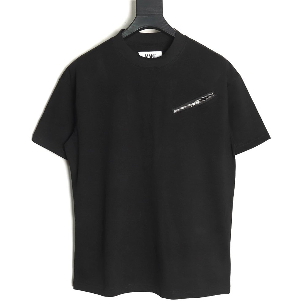 Maison Margiela zipup shortsleeved Tshirt,Maison Margiela T Shirt,Tshirt,Hiqh quality low price,free shipping