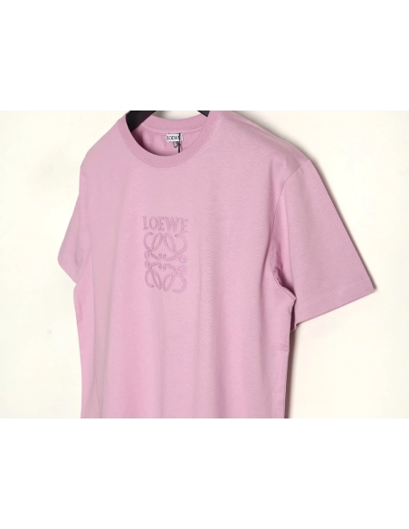 Loewe chest large embroidery short sleeve Tshirt,Loewe T Shirt,Tshirt,Hiqh quality low price,free shipping