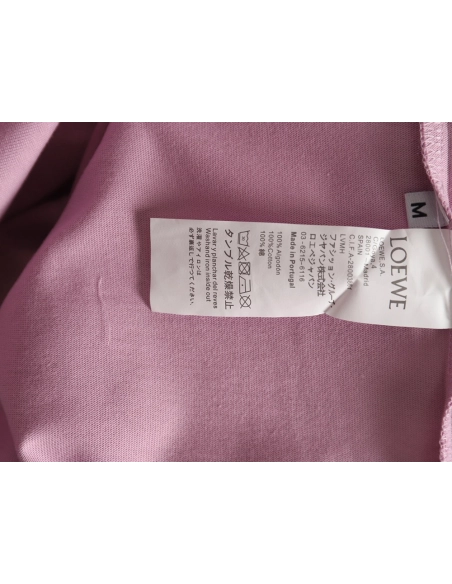 Loewe chest large embroidery short sleeve Tshirt,Loewe T Shirt,Tshirt,Hiqh quality low price,free shipping