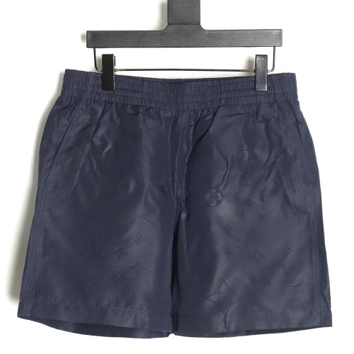 Louis Vuitton dark pattern all over print nylon beach shorts,Louis Vuitton Shorts,Shorts,Hiqh quality low price,free shipping