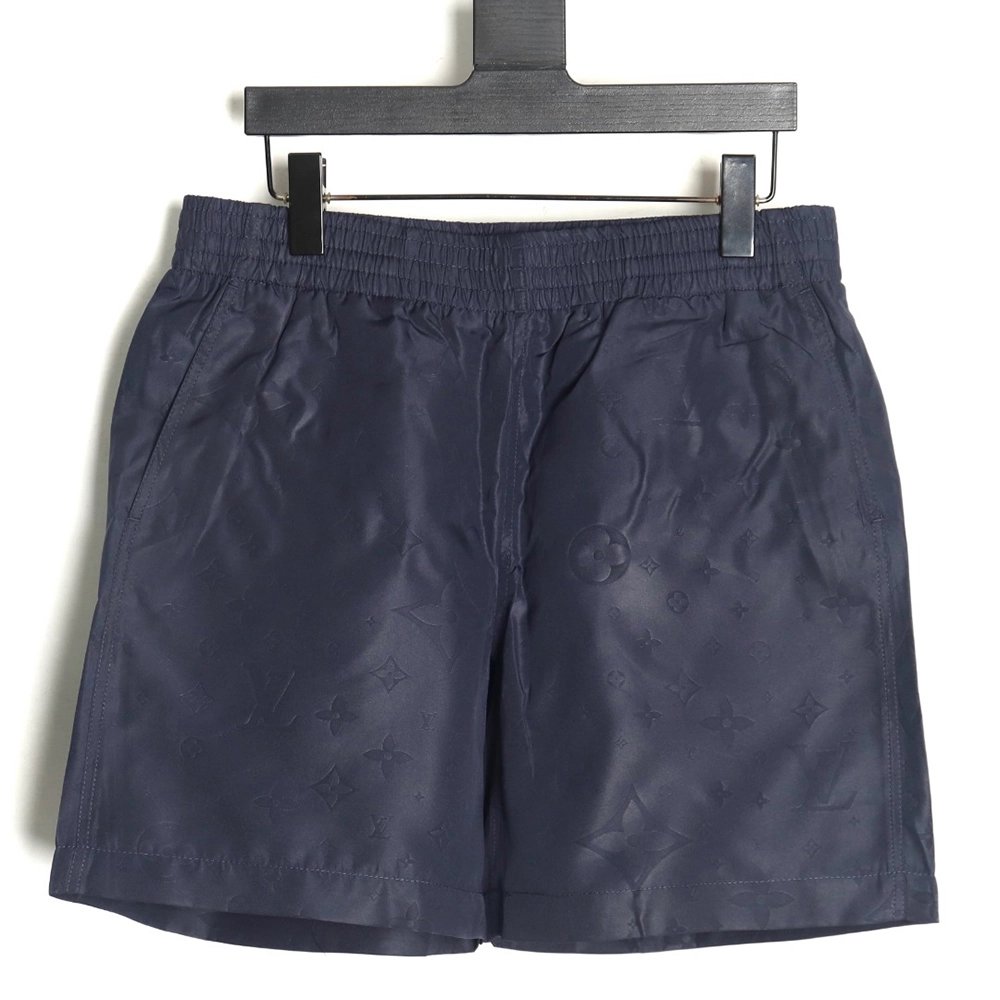 Louis Vuitton dark pattern all over print nylon beach shorts,Louis Vuitton Shorts,Shorts,Hiqh quality low price,free shipping