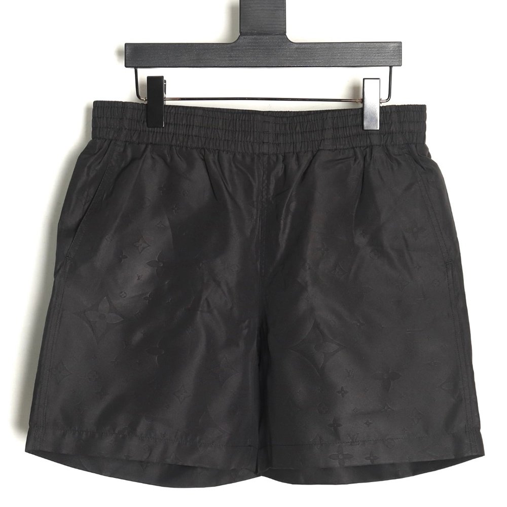Louis Vuitton dark pattern all over print nylon beach shorts,Louis Vuitton Shorts,Shorts,Hiqh quality low price,free shipping