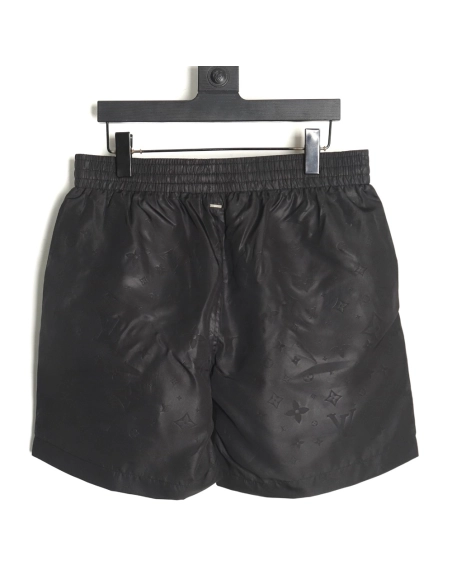 Louis Vuitton dark pattern all over print nylon beach shorts,Louis Vuitton Shorts,Shorts,Hiqh quality low price,free shipping