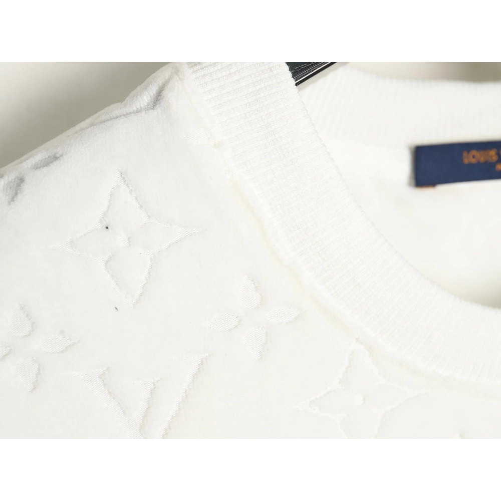 Louis Vuitton towel flocked presbyopia jacquard short sleeves,Louis Vuitton T Shirt,Tshirt,Hiqh quality low price,free shipping
