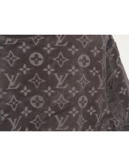 Louis Vuitton towel flocked presbyopia jacquard short sleeves,Louis Vuitton T Shirt,Tshirt,Hiqh quality low price,free shipping