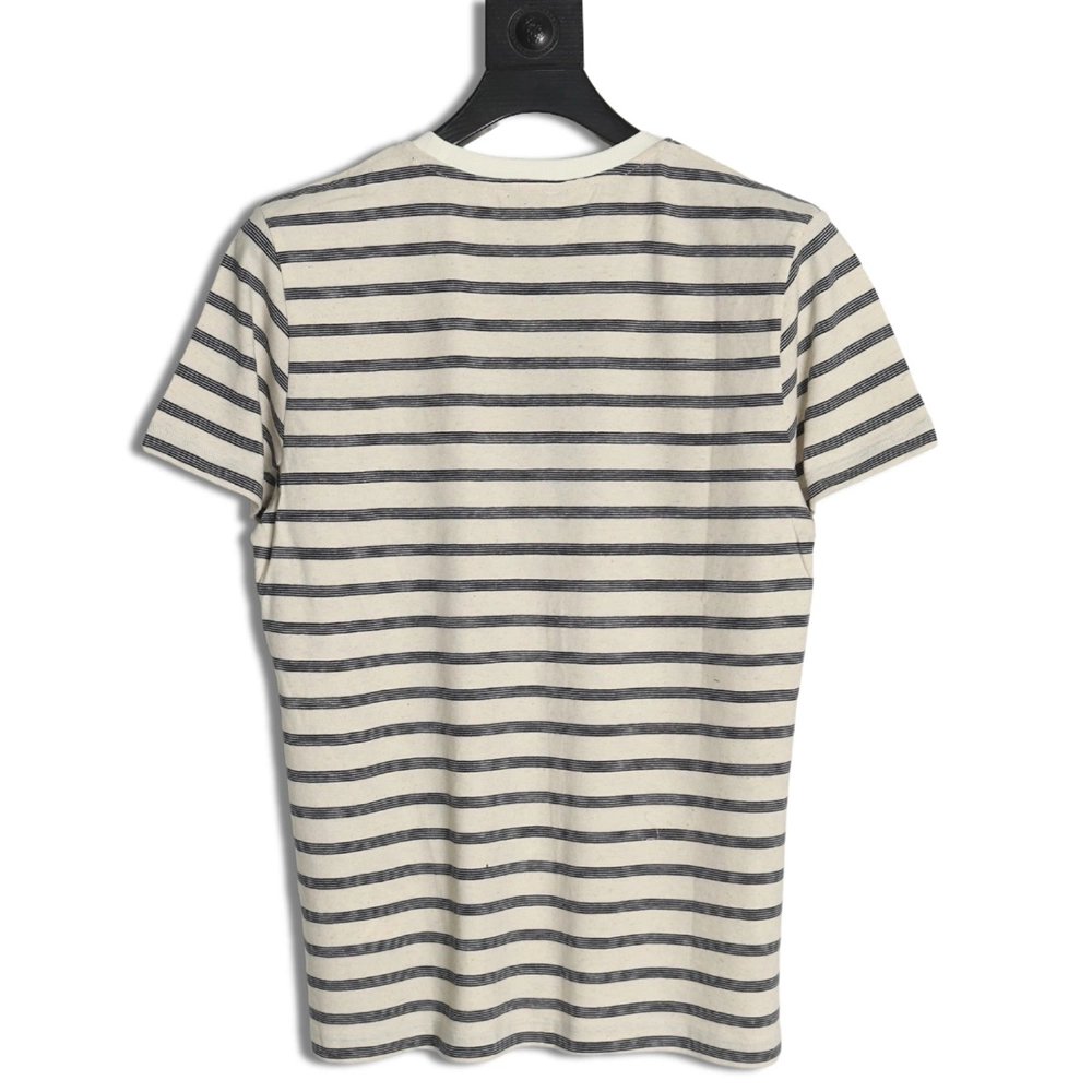 Saint Laurent black and white striped shortsleeved Tshirt,Saint Laurent T Shirt,Tshirt,Hiqh quality low price,free shipping