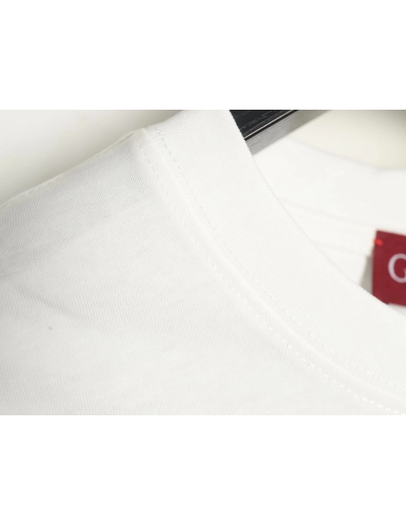 Gucci floral belt print crew neck short sleeves,Gucci T Shirt,Tshirt,Hiqh quality low price,free shipping