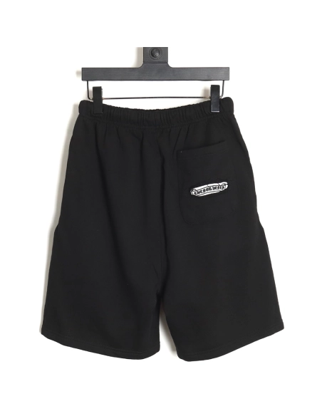 Chrome Hearts Horseshoe Distressed Sanskrit Shorts,Chrome Hearts Short,Shorts,Hiqh quality low price,free shipping