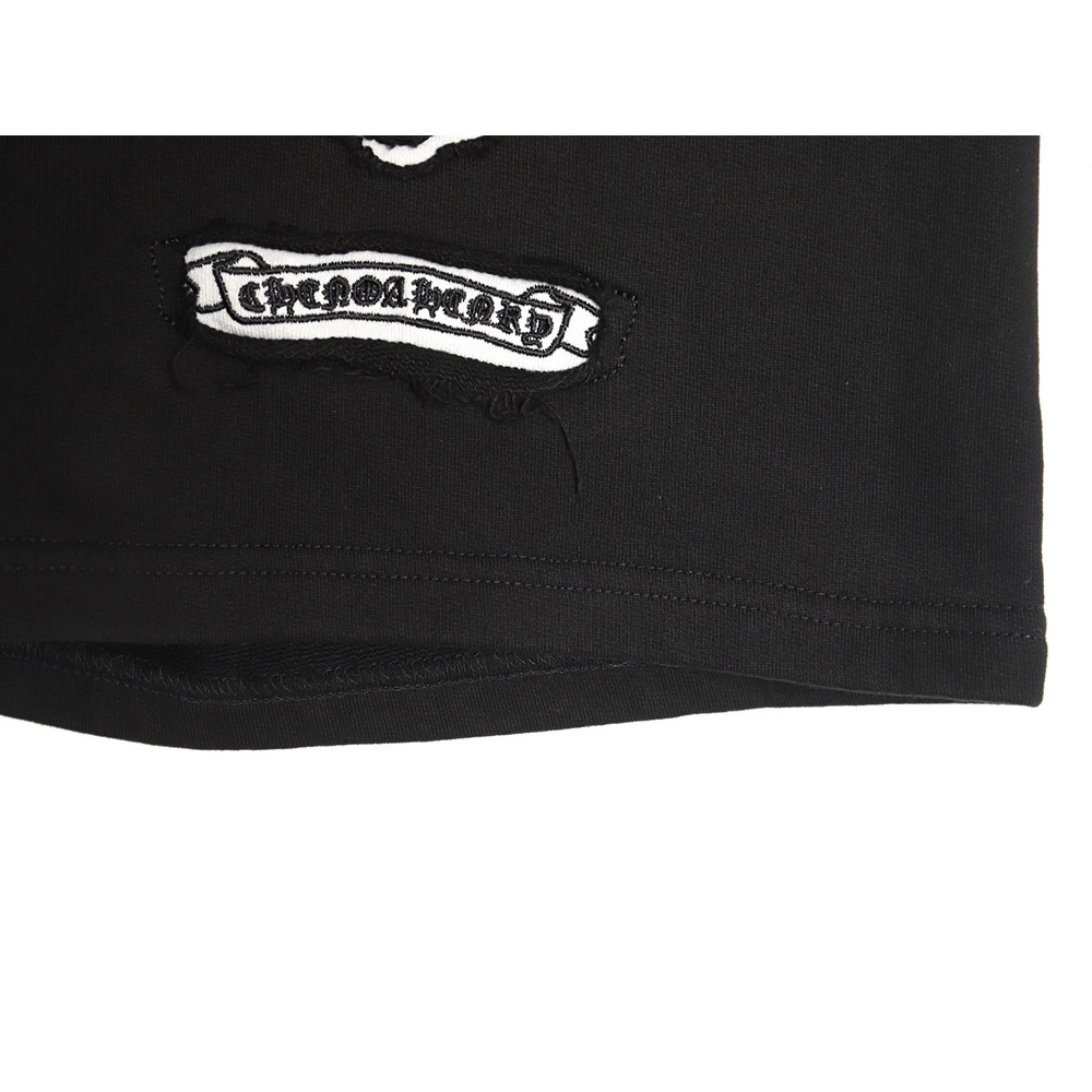 Chrome Hearts Horseshoe Distressed Sanskrit Shorts,Chrome Hearts Short,Shorts,Hiqh quality low price,free shipping