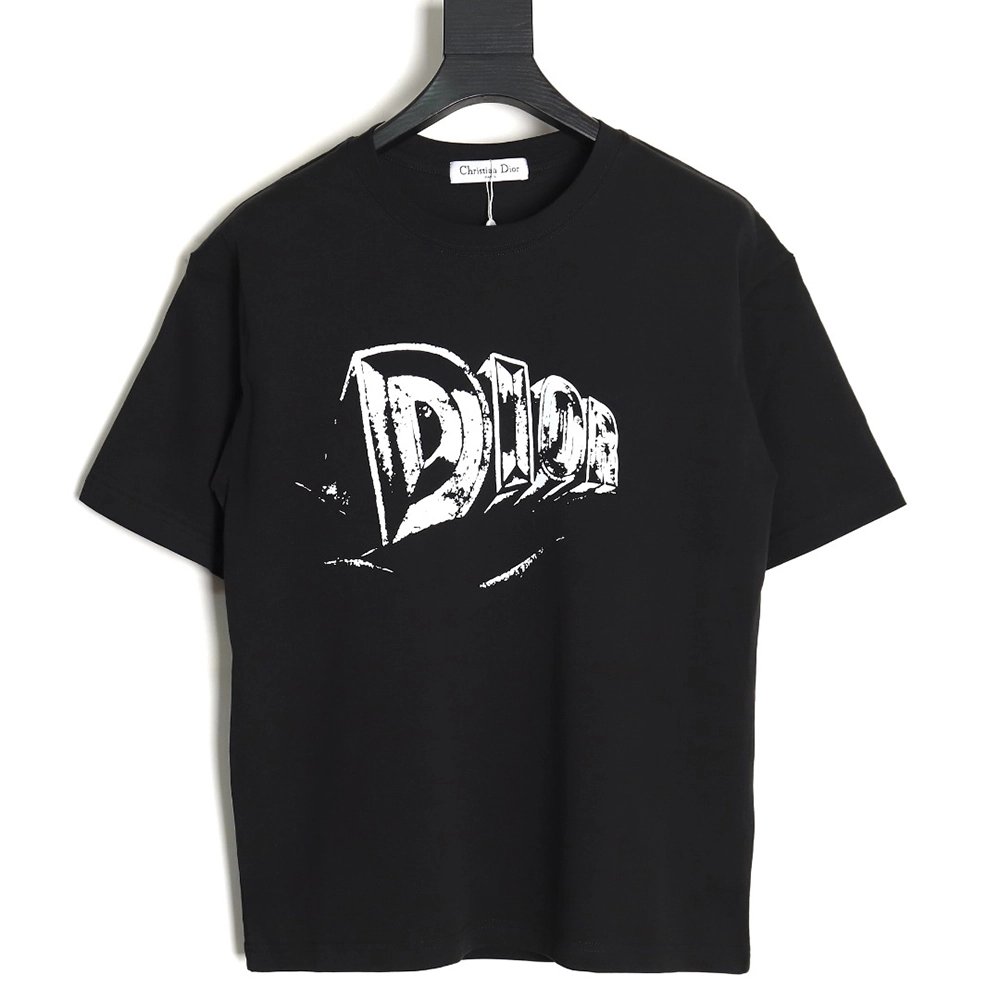 Dior handpainted lettering shortsleeved Tshirt,Dior T Shirt,Tshirt,Hiqh quality low price,free shipping