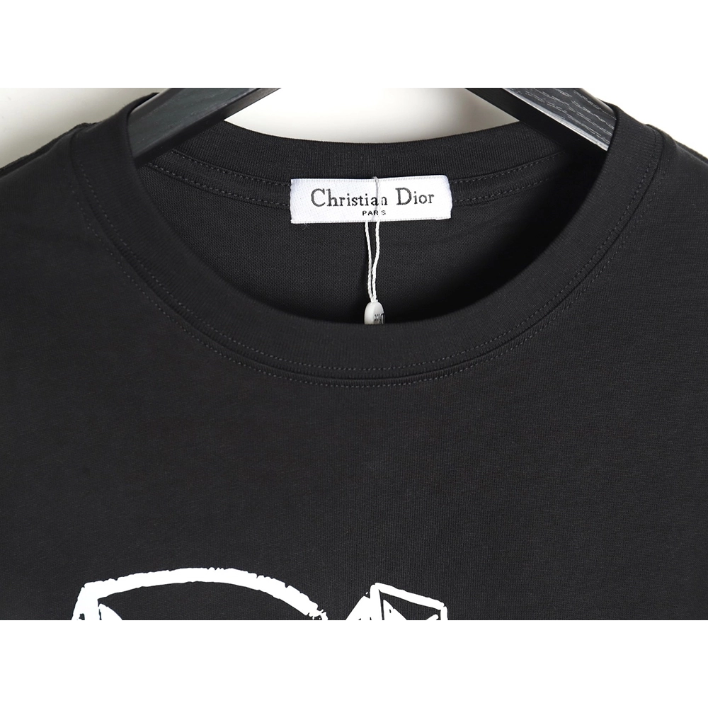 Dior handpainted lettering shortsleeved Tshirt,Dior T Shirt,Tshirt,Hiqh quality low price,free shipping