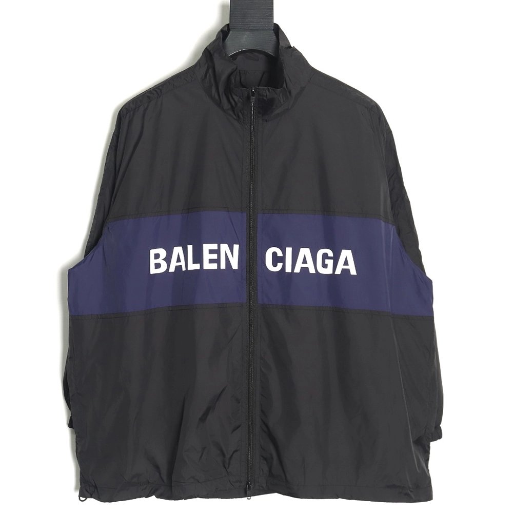 Balenciaga patchwork slogan windbreaker jacket,Balenciaga Jacket,Jacket,Hiqh quality low price,free shipping