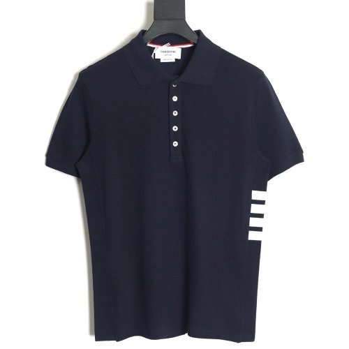Thom Browne classic side fourbar Polo short sleeve,Thom Browne Shirt,Shirt,Hiqh quality low price,free shipping