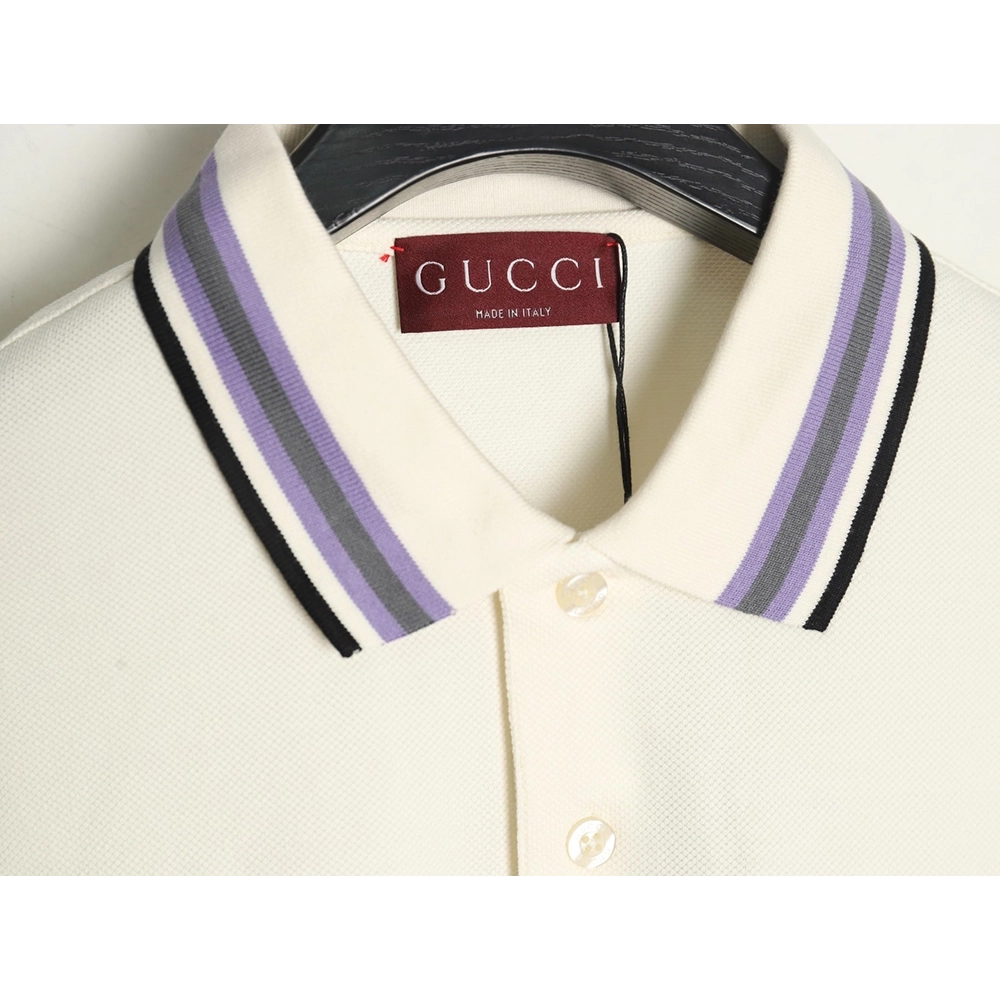 Gucci simple lettering shortsleeved POLO shirt,Gucci Polo Shirt,Shirt,Hiqh quality low price,free shipping