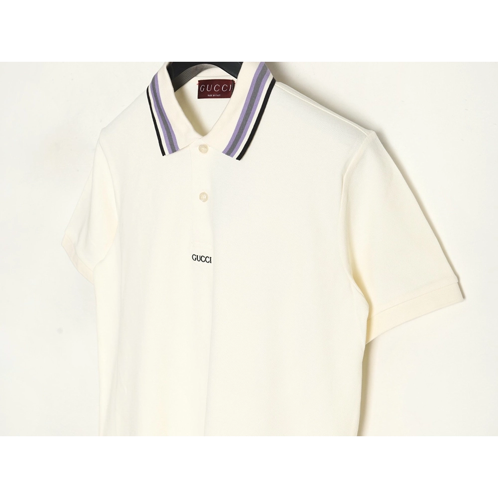 Gucci simple lettering shortsleeved POLO shirt,Gucci Polo Shirt,Shirt,Hiqh quality low price,free shipping