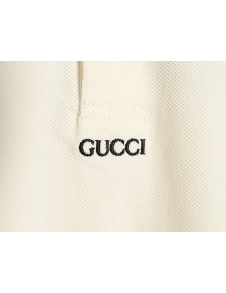 Gucci simple lettering shortsleeved POLO shirt,Gucci Polo Shirt,Shirt,Hiqh quality low price,free shipping
