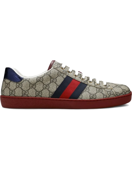 Gucci Ace GG Supreme Beige,GUCCI SHOES