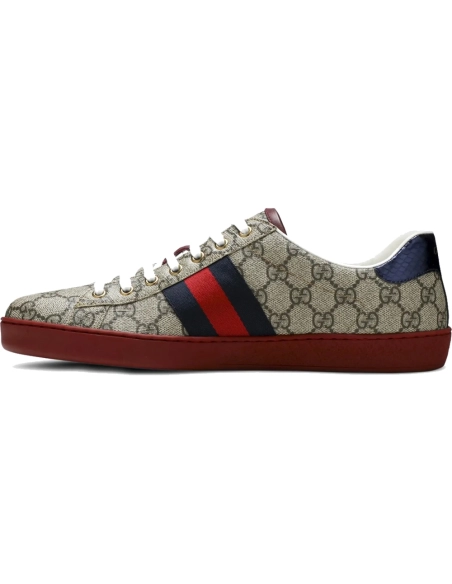 Gucci Ace GG Supreme Beige,GUCCI SHOES