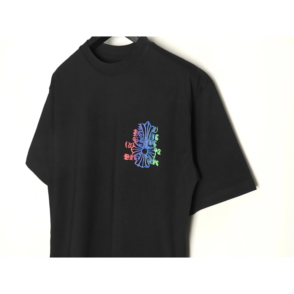 Chrome Hearts Sanskrit Cross Color Foam Printed T-Shirt TSK1,Chrome Hearts