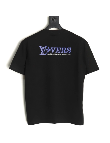 Louis Vuitton World Map Art Print Rhinestone Short Sleeve T-Shirt TSK1,Louis Vuitton