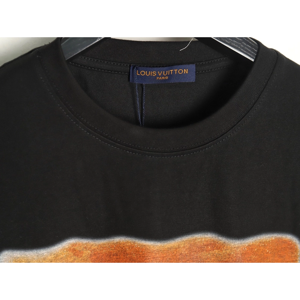 Louis Vuitton World Map Art Print Rhinestone Short Sleeve T-Shirt TSK1,Louis Vuitton