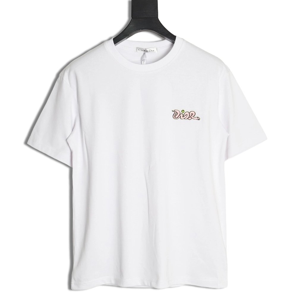 Dior Year of the Snake Limited Edition Embroidered Short Sleeve,Dior