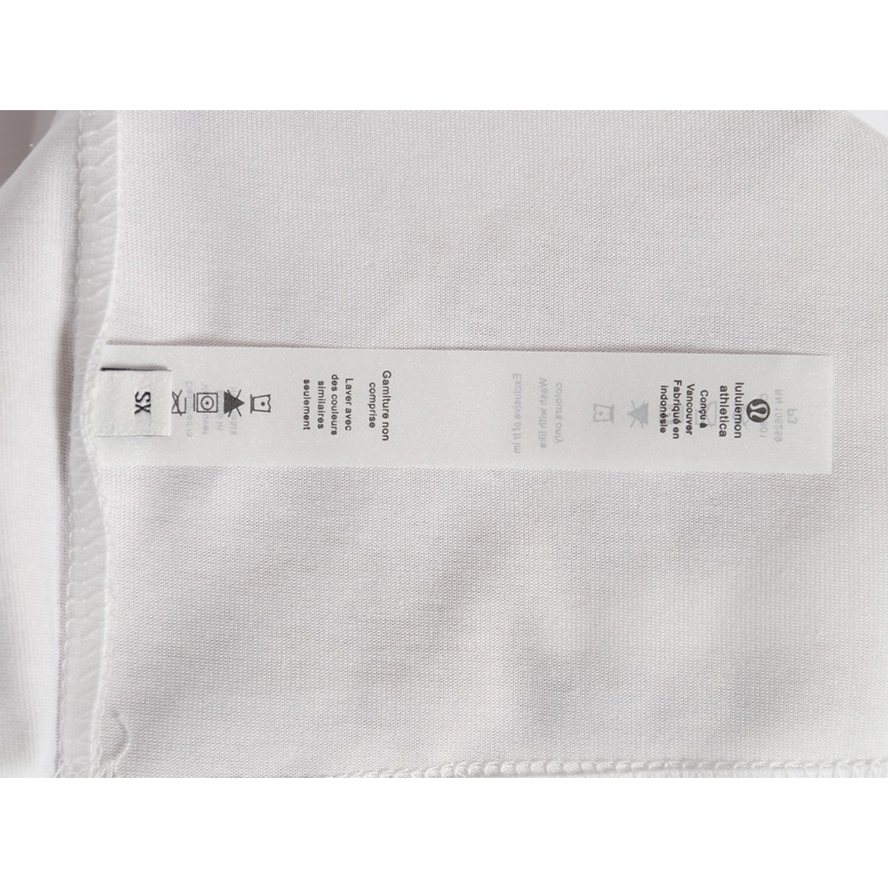 Lulu Lemon Lettering Logo Embroidered Short Sleeve,Lululemon